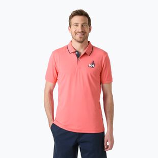 Pánské polo tričko Helly Hansen Hp Figari Polo sunset pink