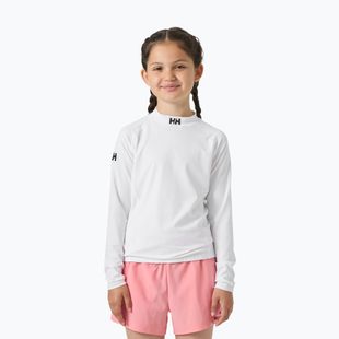 Dětské plavecké triko Longsleeve Helly Hansen Waterwear Rashguard Jr white