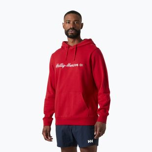 Pánská mikina Helly Hansen Core Graphic Hoodie red