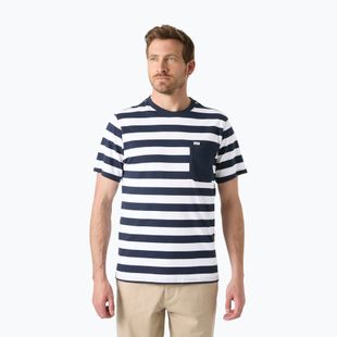 Pánské tričko Helly Hansen Hudson navy stripe