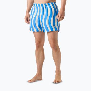 Pánské jachtařské šortky Helly Hansen Newport Trunk 4.5" ultra blue floating stripe