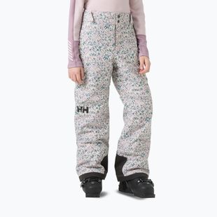 Dětské lyžařské kalhoty Helly Hansen Diamond purple clay aop