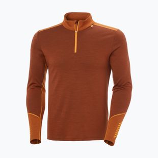 Pánská termo mikina Helly Hansen Lifa Merino Midweight 1/2 Zip iron oxide
