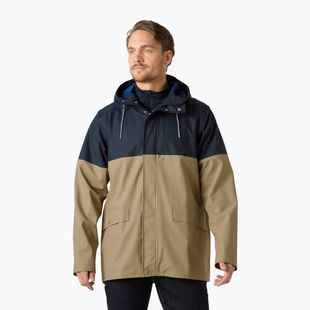 Pánská jachtařská bunda Helly Hansen Moss Block Coat pebble