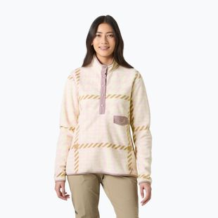 Dámská fleecová mikina Helly Hansen Maridalen Printed Fleece pink shake broxburn plaid