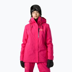 Dámská lyžařská bunda Helly Hansen Powshot cranberry