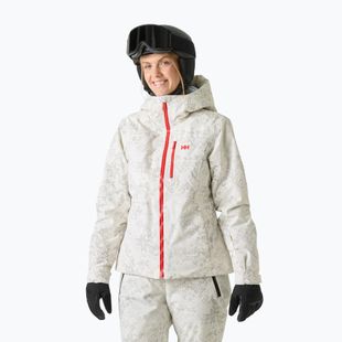 Dámská lyžařská bunda Helly Hansen Valdisere 3.0 cream new nordic aop