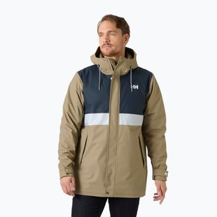 Pánská jachtařská bunda Helly Hansen Moss Insulated Coat pebble