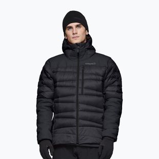 Pánská péřová bunda NORRONA Falketind Down 750 Zip Hood caviar black