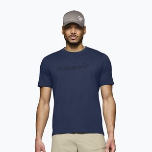 Pánské tričko na lezení NORRONA Cotton Viking indigo night
