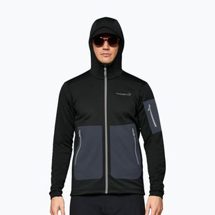 Pánská trekingová mikina NORRONA Falketind Warm2 Stretch Hood caviar black