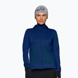 Dámská trekingová mikina NORRONA Falketind Warm2 Stretch Hood indigo night