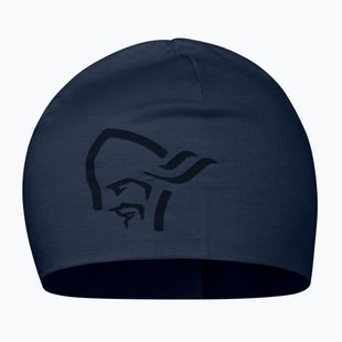 Zimní čepice NORRONA PureUll 180 Beanie indigo night
