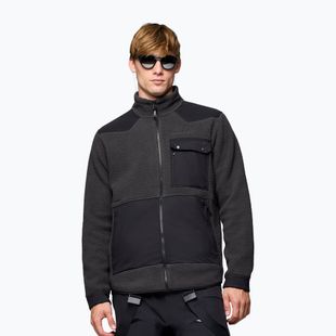 Pánská fleecová mikina Norrona Tamok Warm3 phantom/caviar black