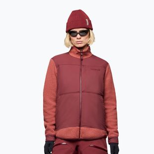 Pánská fleecová mikina Norrona Tamok Warm3 cowhide/port