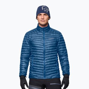 Pánská péřová bunda NORRONA Trollveggen Down800 Super Light dark blue