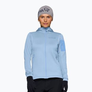 Dámská trekingová mikina NORRONA Falketind Warm2 Stretch Hood cashmere blue/allure