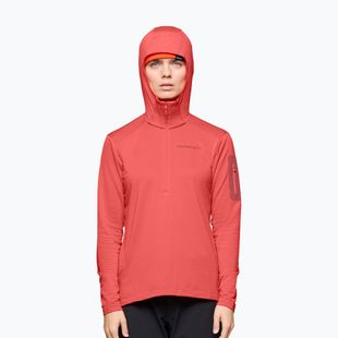 Dámská trekingová mikina NORRONA Falketind Warm1 Hood deep sea coral/baked apple