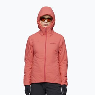 Dámská zateplená bunda NORRONA Femund Thermo60 Zip Hood deep sea coral