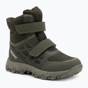 Dětské boty Viking Footwear Track Warm Waterproof 2V olive