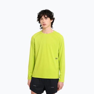 Pánské běžecké tričko Longsleeve Ciele Athletics DLY lime green
