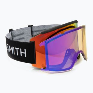 Lyžařské brýle Smith Squad XL black/ChromaPop Sun Red Mirror/ChromaPop Storm Yellow Flash