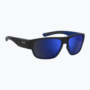 Pánské sluneční brýle Under Armour Scorcher matte black blue/blu sky mirror