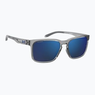 Pánské sluneční brýle Under Armour Assist 2 grey blue/grey blue multilayer polarized