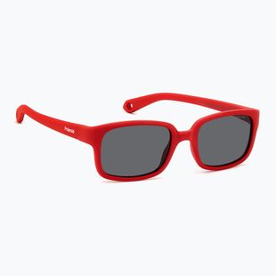 Dětské sluneční brýle Polaroid PLD K008/S matte red/grey polarized