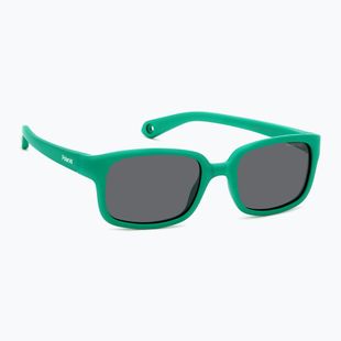 Dětské sluneční brýle Polaroid PLD K008/S matte green/grey polarized