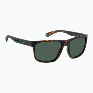 Pánské sluneční brýle Polaroid PLD 2157/S matte brown havana/green polarized
