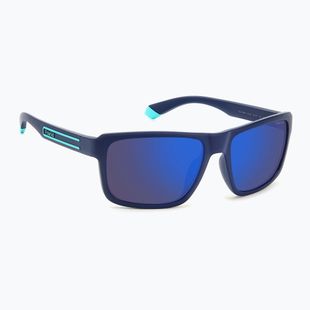 Pánské sluneční brýle Polaroid PLD 2158/S matte blue/blue mirror polarized