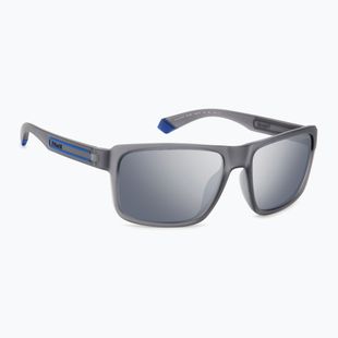 Pánské sluneční brýle Polaroid PLD 2158/S matte grey/grey silver mirror polarized