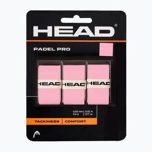 Omotávky na raketu na padel HEAD Padel Pro 3 ks. pink