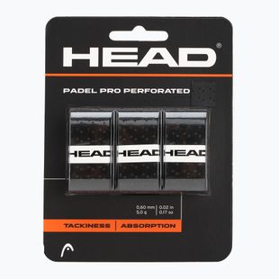 Omotávky na raketu na padel   HEAD Perforated 3 ks. black
