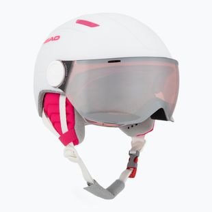 Dětská  lyžařská helma  HEAD Maja Visor white/silver red
