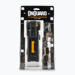 ONGUARD Heavy Duty Link Plate Lock K9 Folding 8113 5 x klíč s kódem žlutý ONG-8113