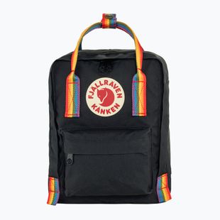 Městský batoh Fjällräven Kanken Rainbow Mini 7 l black/rainbow pattern