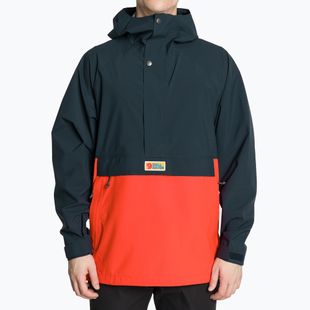 Pánská bunda do deště Fjällräven Vardag Hydratic Anorak dark navy/flame orange