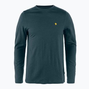 Pánské trekkingové triko Longsleeve Fjällräven Bergtagen Merino mountain blue