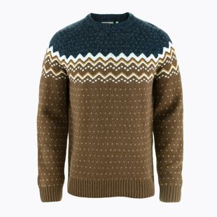 Dámský svetr Fjällräven Övik Knit Sweater dark oak/navy