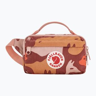 Ledvinka Fjällräven Kanken Graphics Hip Pack chalk rose/hidden animals