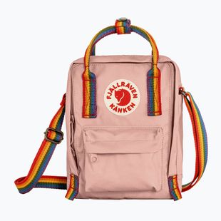 Taška Fjällräven Kanken Rainbow Sling 2,5 l chalk rose/rainbow