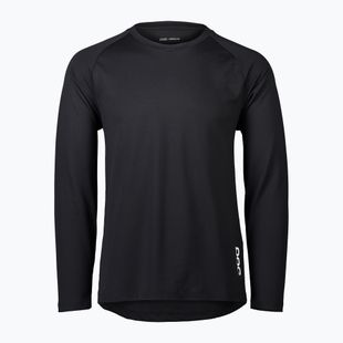 Pánský cyklistický dres Longsleeve POC DH Jersey carbon black