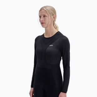 Dámské cyklistické tričko Longsleeve POC Layer Mid Jersey uranium black