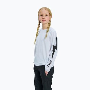 Dětské tričko Longsleeve POC Tee Jr hydrogen white