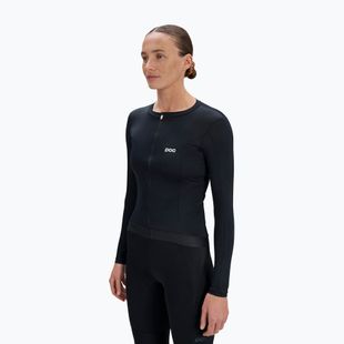 Pánské cyklistické tričko Longsleeve POC Cadence Jersey uranium black