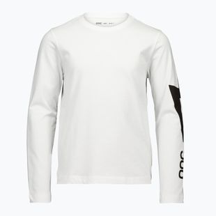 Dětské tričko Longsleeve POC Tee Jr blixten white