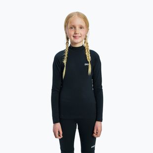Dětská termo mikina POC Layer Merino Mock Neck Jersey Jr uranium black