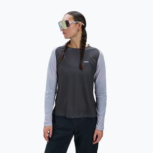 Dámské cyklistické tričko Longsleeve POC Motion Air granite grey